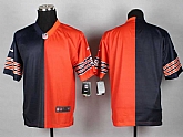 Men Nike Chicago Bears Customized Orange-Blue Split Stitched NFL Elite Jersey,baseball caps,new era cap wholesale,wholesale hats